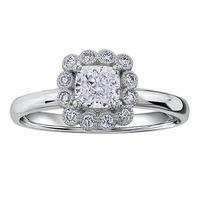 18ct white gold diamond cushion cluster ring 3931wg70 18 n
