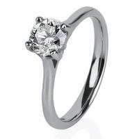 1888 Collection Platinum 4 Claw Single Stone Certificated Diamond Ring RI-141(.90ct PLUS)-H/SI1/0.95ct