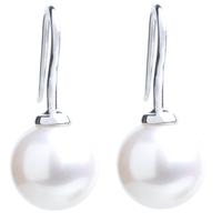 18ct white gold freshwater pearl dropper earrings eox70042fw