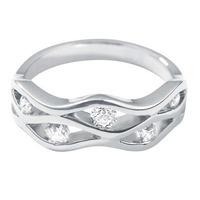 18ct white gold 033ct diamond wave ring rl68s 18w n