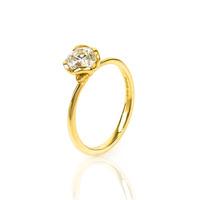 18ct gold round diamond ring ri 1037100ct plus i ji2100ct