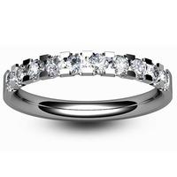 18ct White Gold Diamond Set 1/2 Eternity Ring E5023CL 18W N