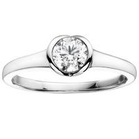 18ct White Gold 0.5ct Diamond Ring 3434WG-50-18