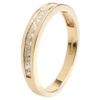 18ct Gold Diamond Channel Set Half Eternity Ring 18DR100Y