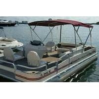 19\' Pontoon Boat Rental in Riviera Beach Marina
