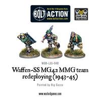 1943-45 Waffen-ss Mg42 Mmg Team Miniatures