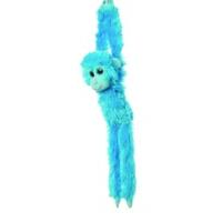 19 blue colourful hanging chimp soft toy