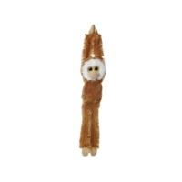 19 brown hanging gibbon soft toy