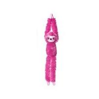 19 pink hanging sloth soft toy