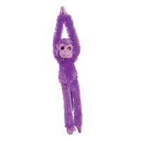 19 purple colourful hanging chimp soft toy