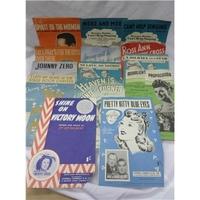 1940s Sheet Music x14 including 4 Deanna Durbin soundtracks and Irvin Berlin This is the Army