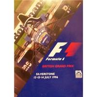 1996 British Grand Prix Racecard : 12th-14th July 1996