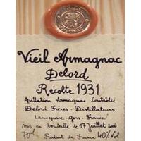 1931 delord freres bas armagnac 1931 70cl