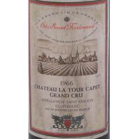 1966 Chateau La Tour Capet 1966 Grand Cru Bordeaux