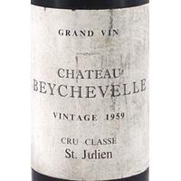 1959 Chateau Beychevelle 1959 St Julien Grand Cru Classe (1/2 bottle)