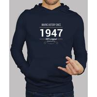 1947 birthday sweatshirt making history