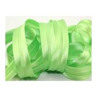 19mm satin acetate bias binding tape lime green