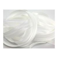 19mm Satin Acetate Bias Binding Tape White