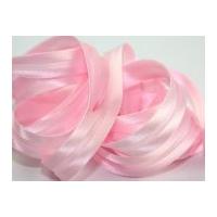 19mm satin acetate bias binding tape baby pink