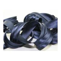 19mm Satin Acetate Bias Binding Tape Navy Blue