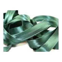 19mm Satin Acetate Bias Binding Tape Bottle Green