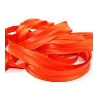 19mm Satin Acetate Bias Binding Tape Burnt Orange