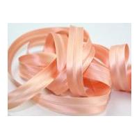 19mm Satin Acetate Bias Binding Tape Peach