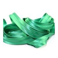 19mm satin acetate bias binding tape emerald green