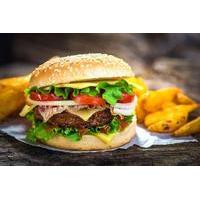 19 instead of up to 3690 for a burger or hot dog meal for two with a c ...