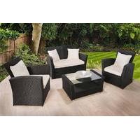 199 instead of 699 for a four piece rattan garden furniture set from g ...