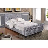 199 instead of 889 from fta furnishing for a double velvet sleigh bed  ...