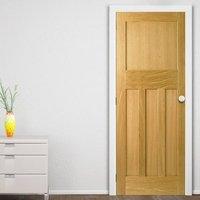 1930\'s Oak Solid Fire Door is 1/2 Hour Fire Rated