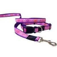 19mm X120cm Pink Flower Pattern Dog Lead