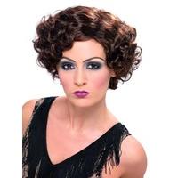 1920s Flapper Wig Brown