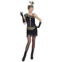 1920s flapper black xl dress headpiece