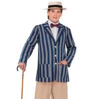 1920\'s Men\'s Striped Boater Jacket
