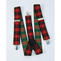 1980\'s Tartan Punk Braces