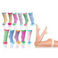 £1.99 instead of £4.99 for two pairs of colourful & comfy toasty toe socks in spotted or striped from Ckent Ltd - save 60%