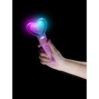 19cm Pink Light Up Heart Wand