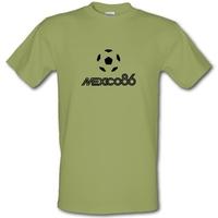 1986 World Cup Mexico male t-shirt.