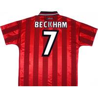 1997 99 england away shirt beckham 7 very good xxl