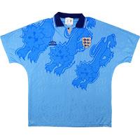 1992 93 england third shirt excellent xl