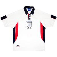 1997-98 England Home Shirt (Very Good) L