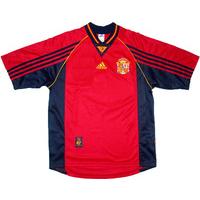 1998 99 spain home shirt mint xl