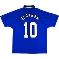 1996 97 manchester united third shirt beckham 10 very good l