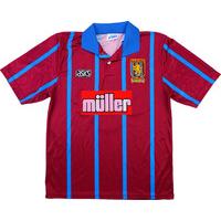 1993-95 Aston Villa Match Issue Home Shirt #2