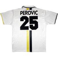 1998 99 vitesse match issue away shirt perovic 25