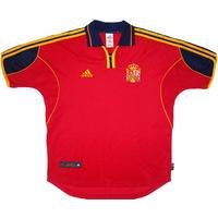 1999-02 Spain Home Shirt (Very Good) L