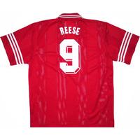 1996 silkeborg if match worn home shirt reese 9 vspartak moscow