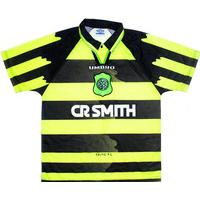 1996 97 celtic away shirt very good l